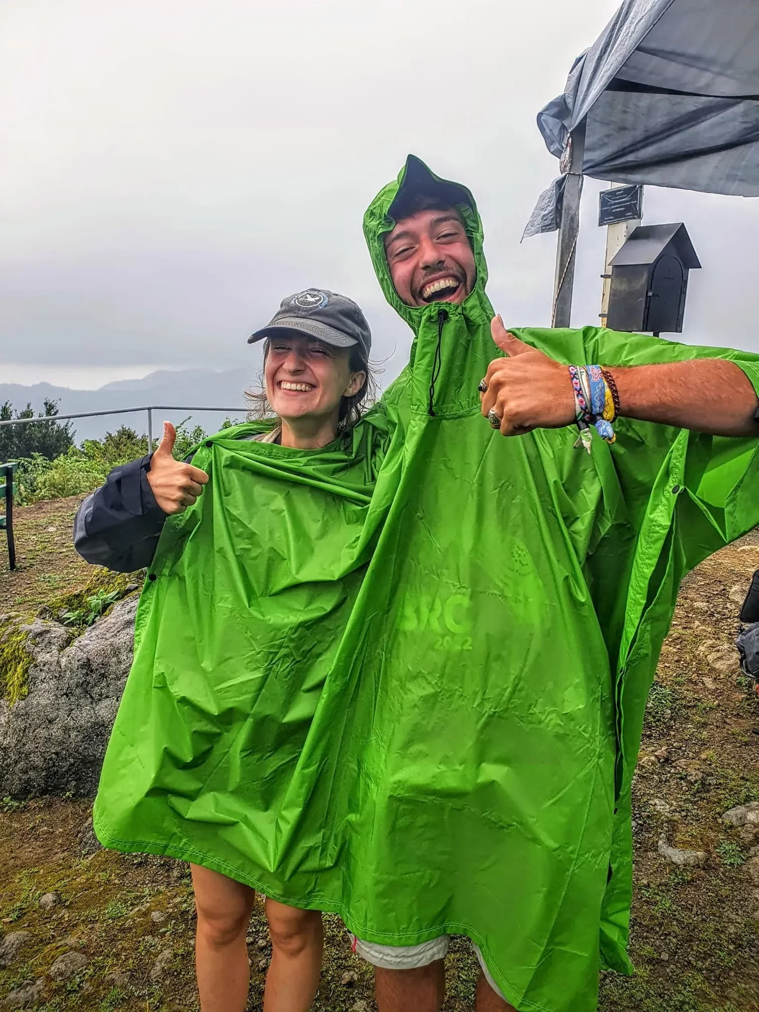 Behind-the-scenes photo from the 2022 Batumi Raptor Count autumn season