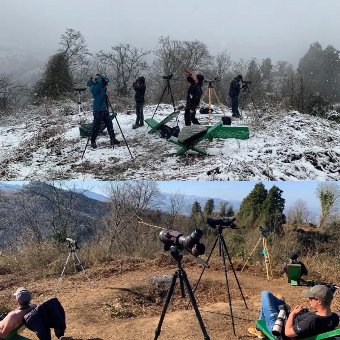 From 30 degrees to snow in a week time, that’s part of the Batumi climate in spring