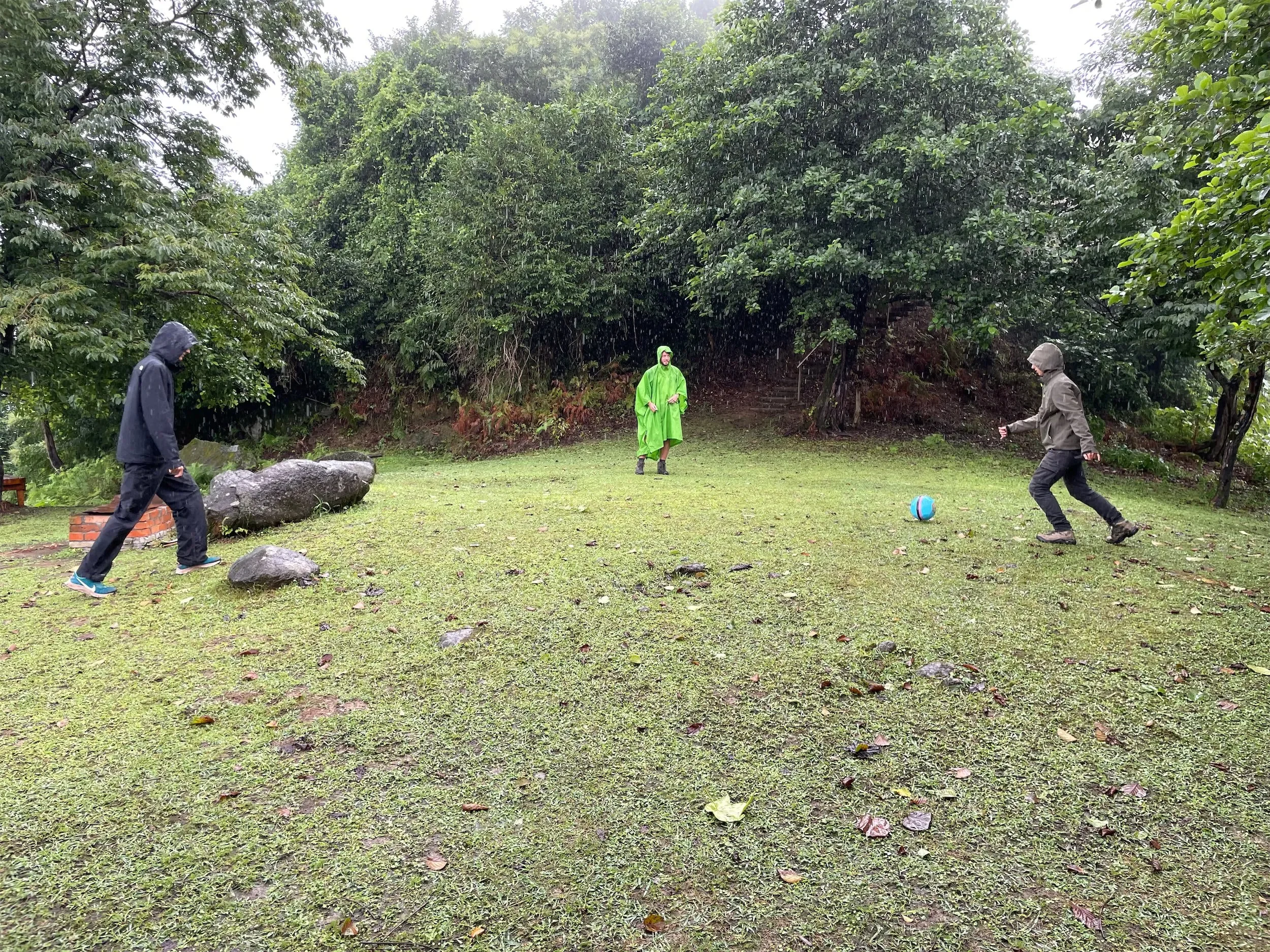 Behind-the-scenes photo from the 2022 Batumi Raptor Count autumn season