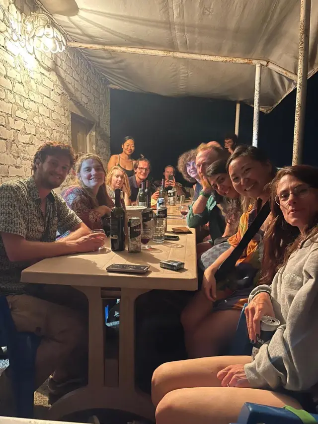 Behind-the-scenes photo from the 2024 Batumi Raptor Count autumn season