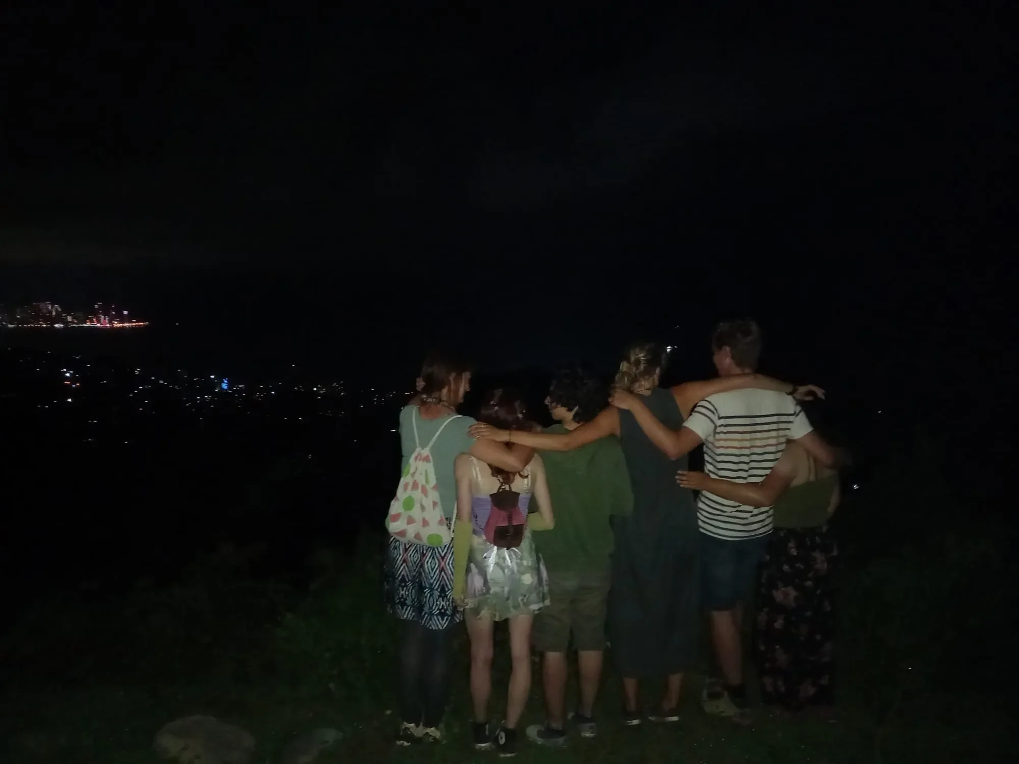Behind-the-scenes photo from the 2023 Batumi Raptor Count autumn season