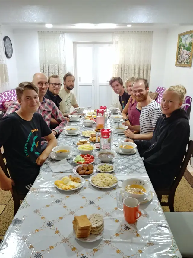 Behind-the-scenes photo from the 2019 Batumi Raptor Count autumn season