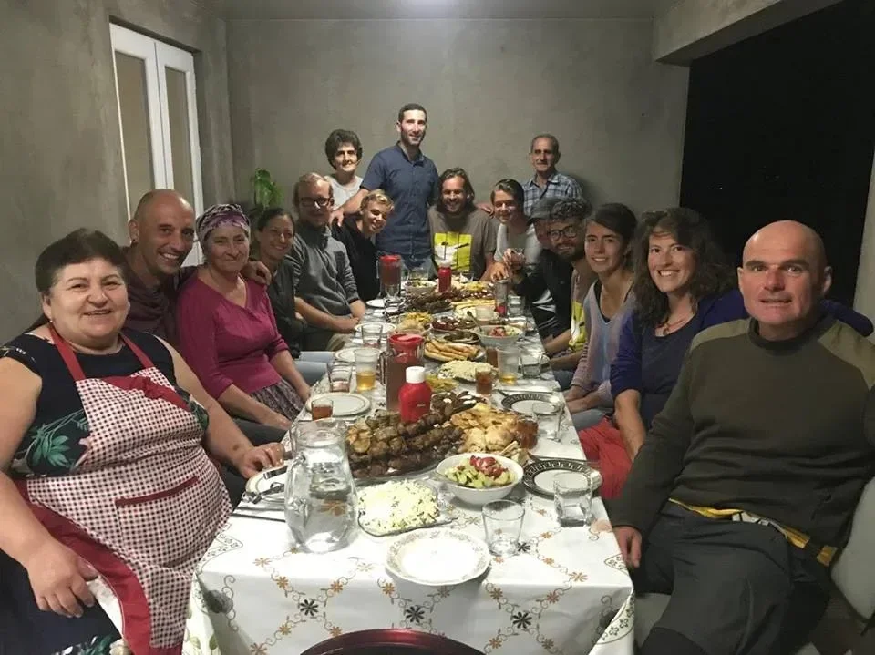 The BRC team gathered for their final dinner of the 2018 season