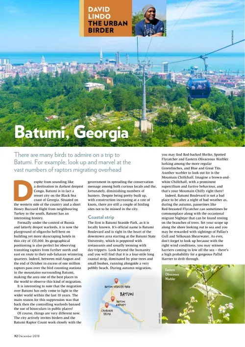 First page of “Batumi, Georgia”
