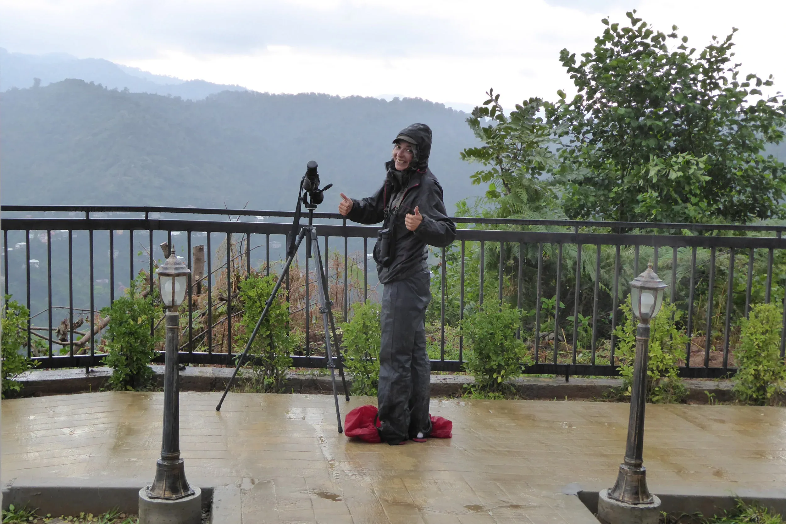 We can handle both hot temperatures and heavy rain. Photo: Pia Fetting.