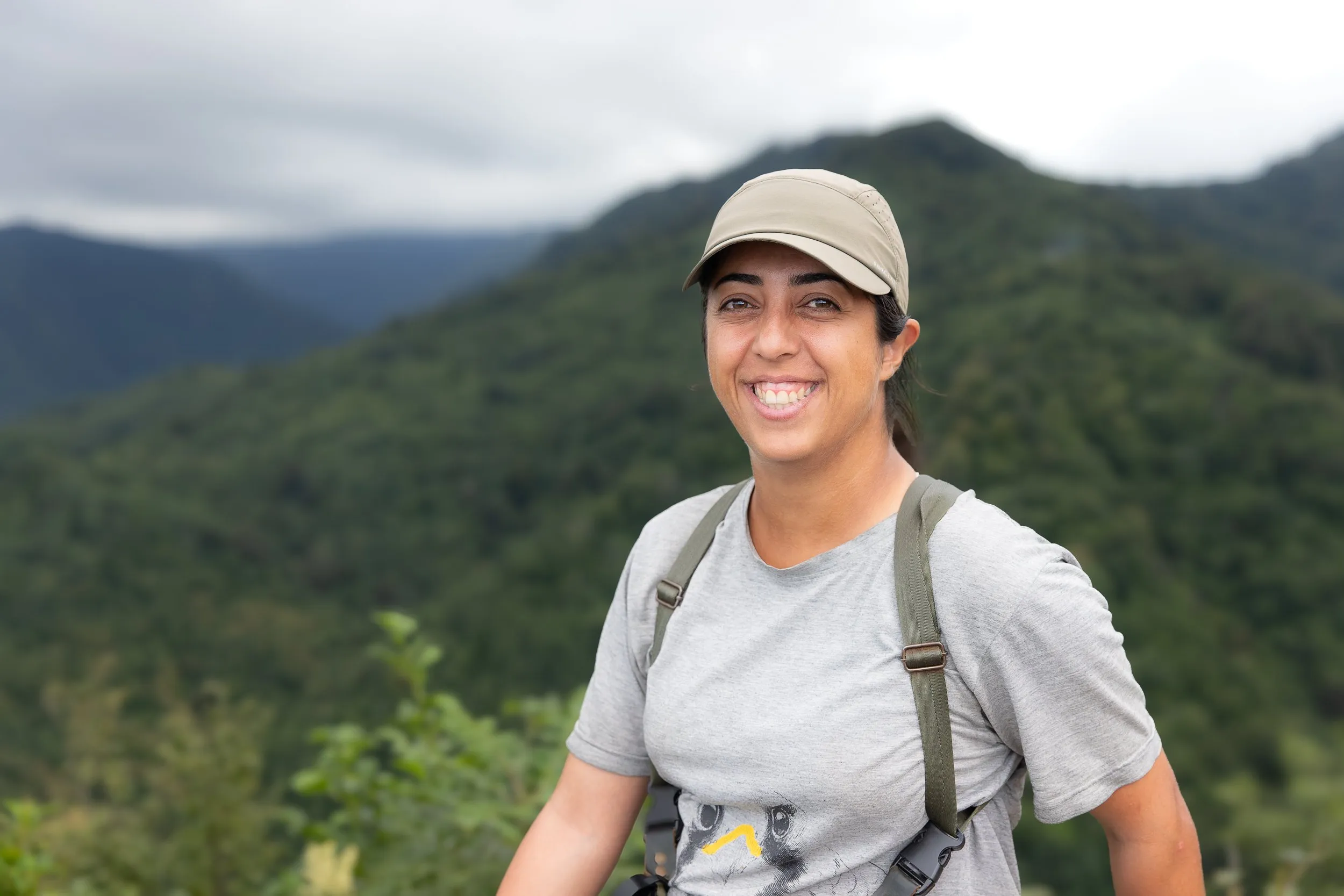 Portrait of Mitra Daneshvar, Batumi Raptor Count volunteer from Iran