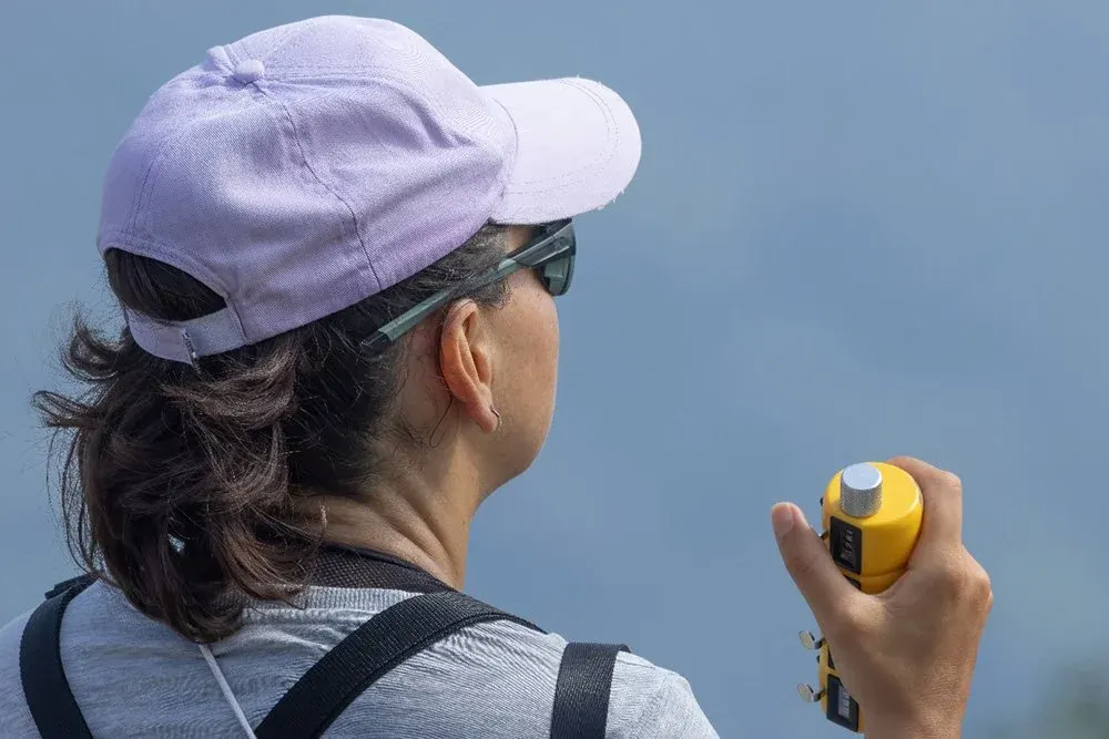Portrait of Leyla Muslim, Batumi Raptor Count volunteer from Azerbaijan