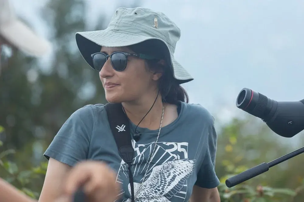 Portrait of Motahareh Hakiminejad, Batumi Raptor Count volunteer from Iran