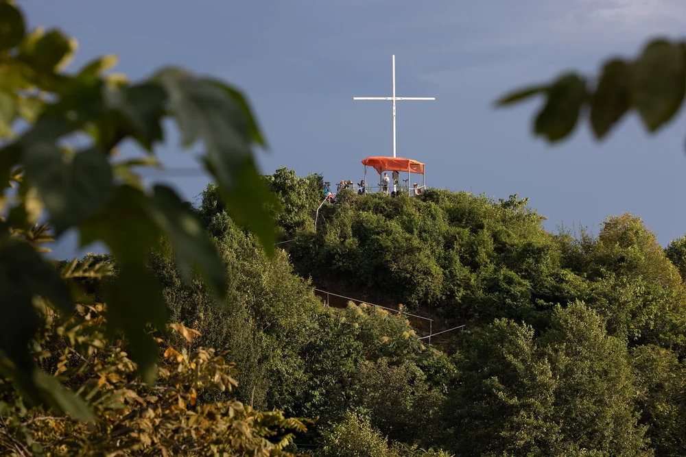 The Shuamta watch site near Chaisubani in the Batumi bottleneck
