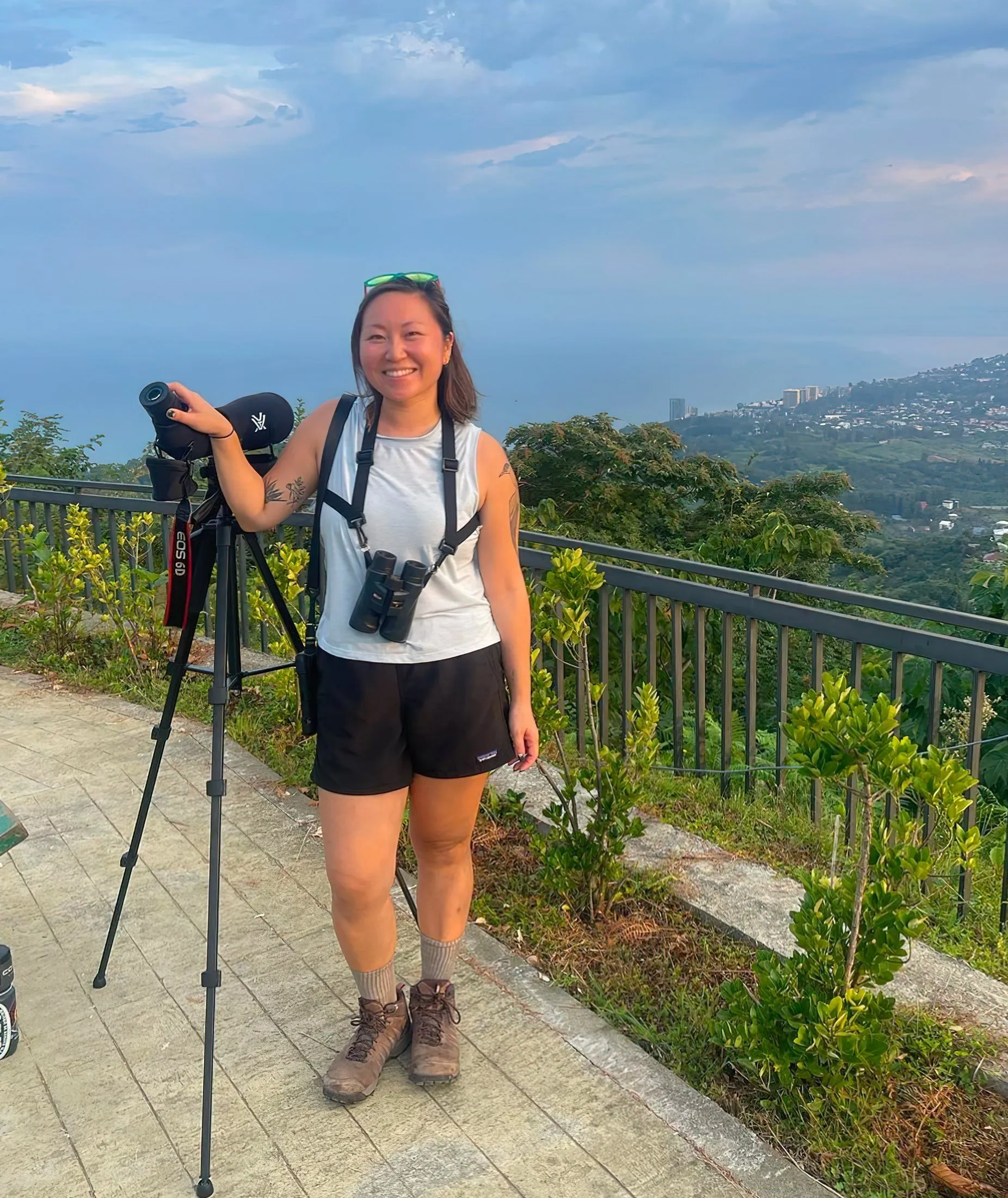Portrait of Yee-Kay Stephanie Chan, Batumi Raptor Count volunteer from United States